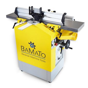 BAMATO Abricht- und Dickenhobelmaschine BHM-250PRO, 2100 in W, Hobelbreite: 250 in mm, (1-tlg), Spiralmesserwelle, Feinjustierung, Hobelmaschine, Hobel