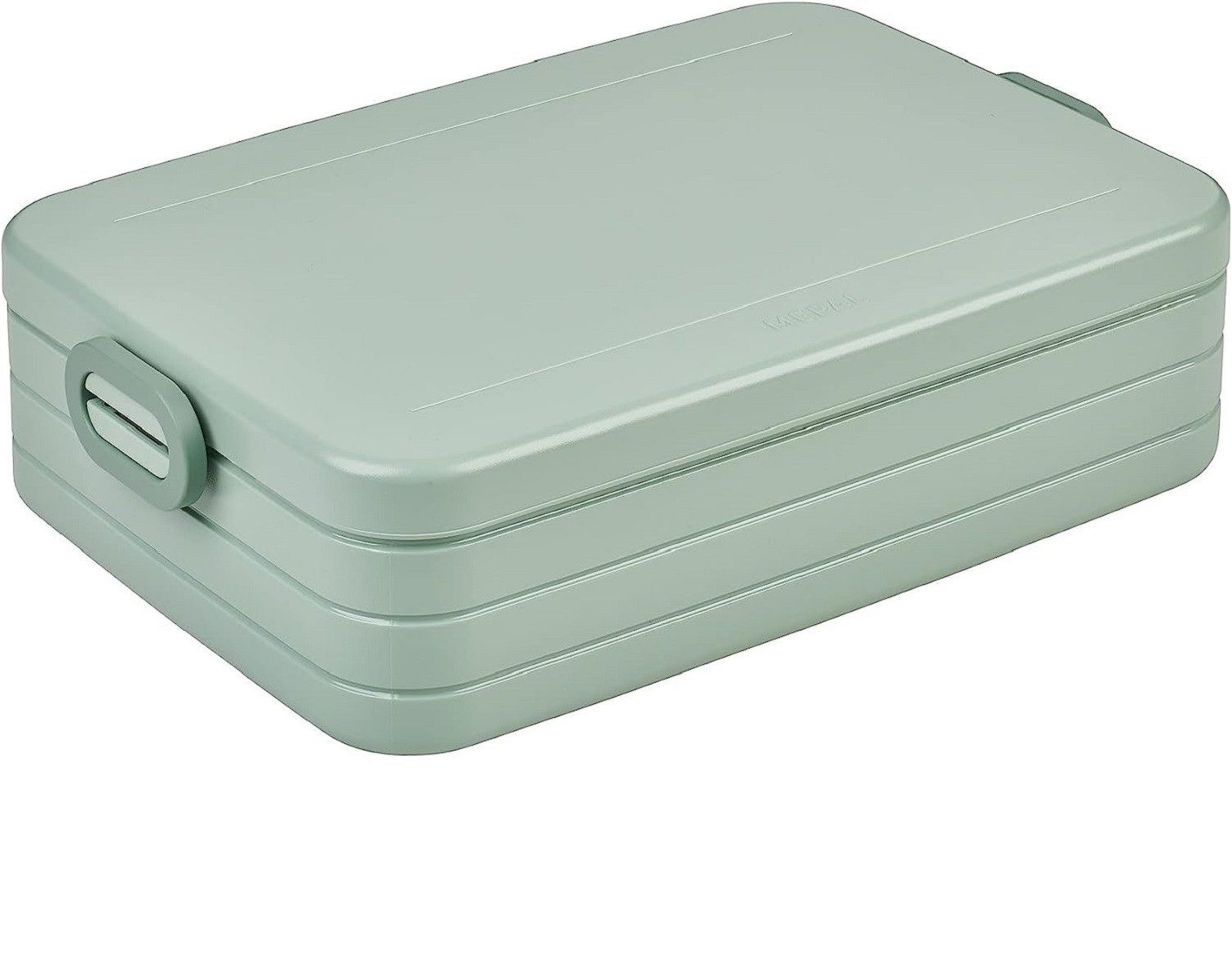 Mepal Lunchbox Lunchbox Take a Break Large, 1500 ml, für 4 Sandwiches, Spülmaschinenfest, mit Unterteilung, Nordic Sage