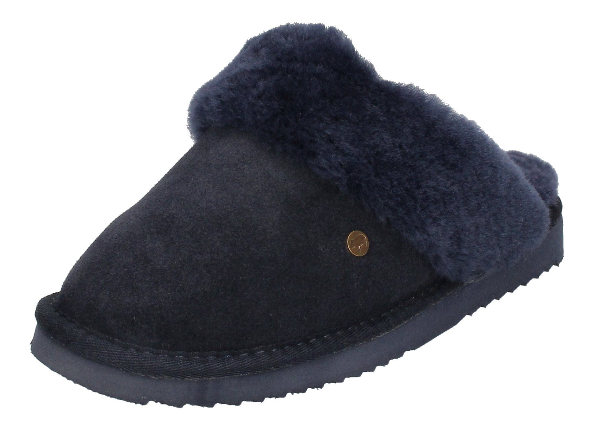 WARMBAT Flurry Suede Hausschuh Dark Navy