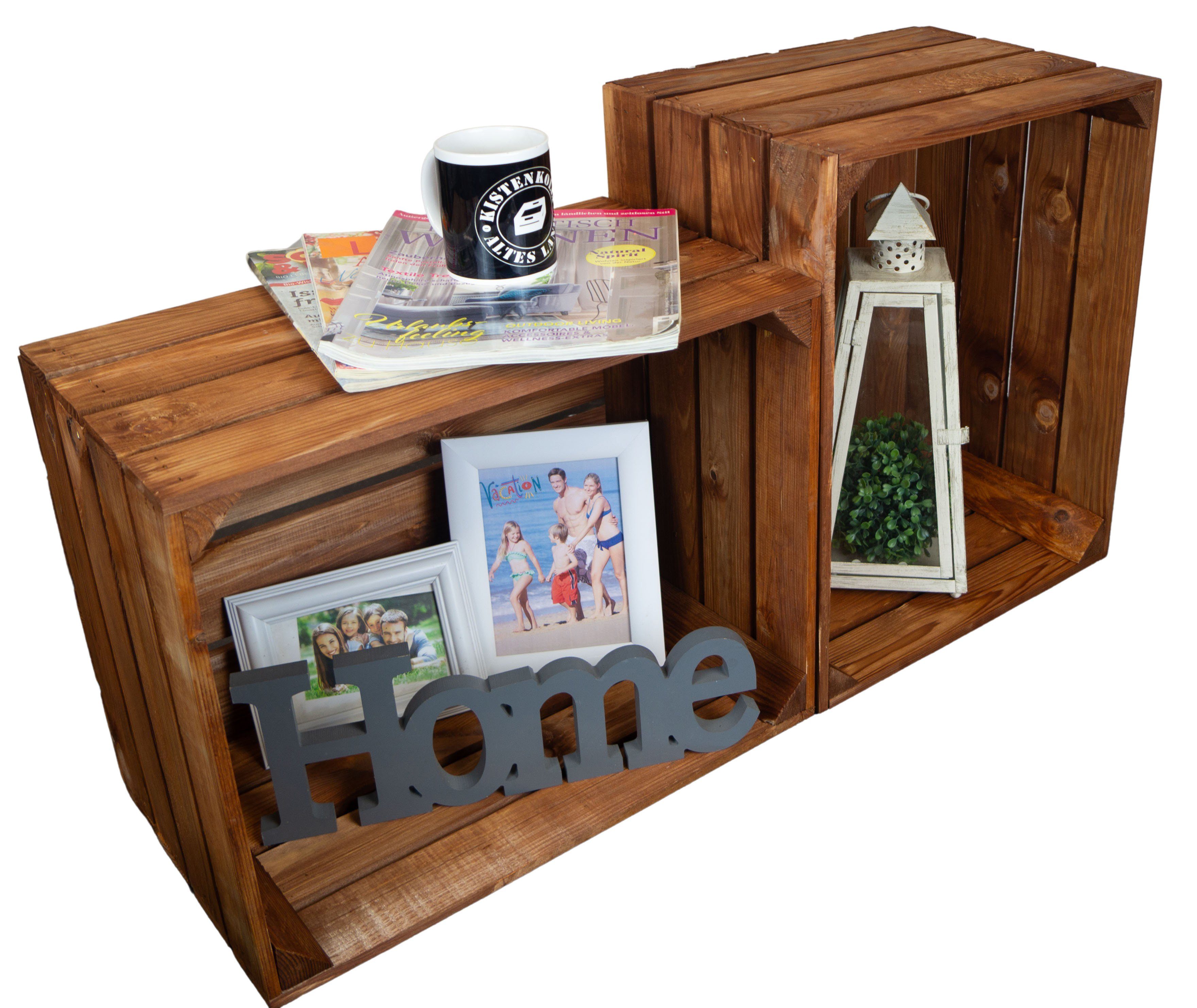 Kistenkolli Altes Land Allzweckkiste 2er Set Holzkiste \