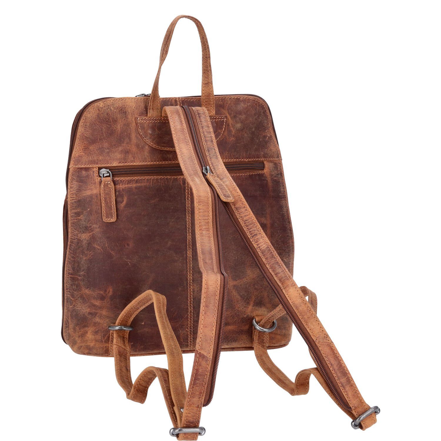 The Skandinavian Brand Freizeitrucksack The Skandinavian Brand Leder Rucksa günstig online kaufen