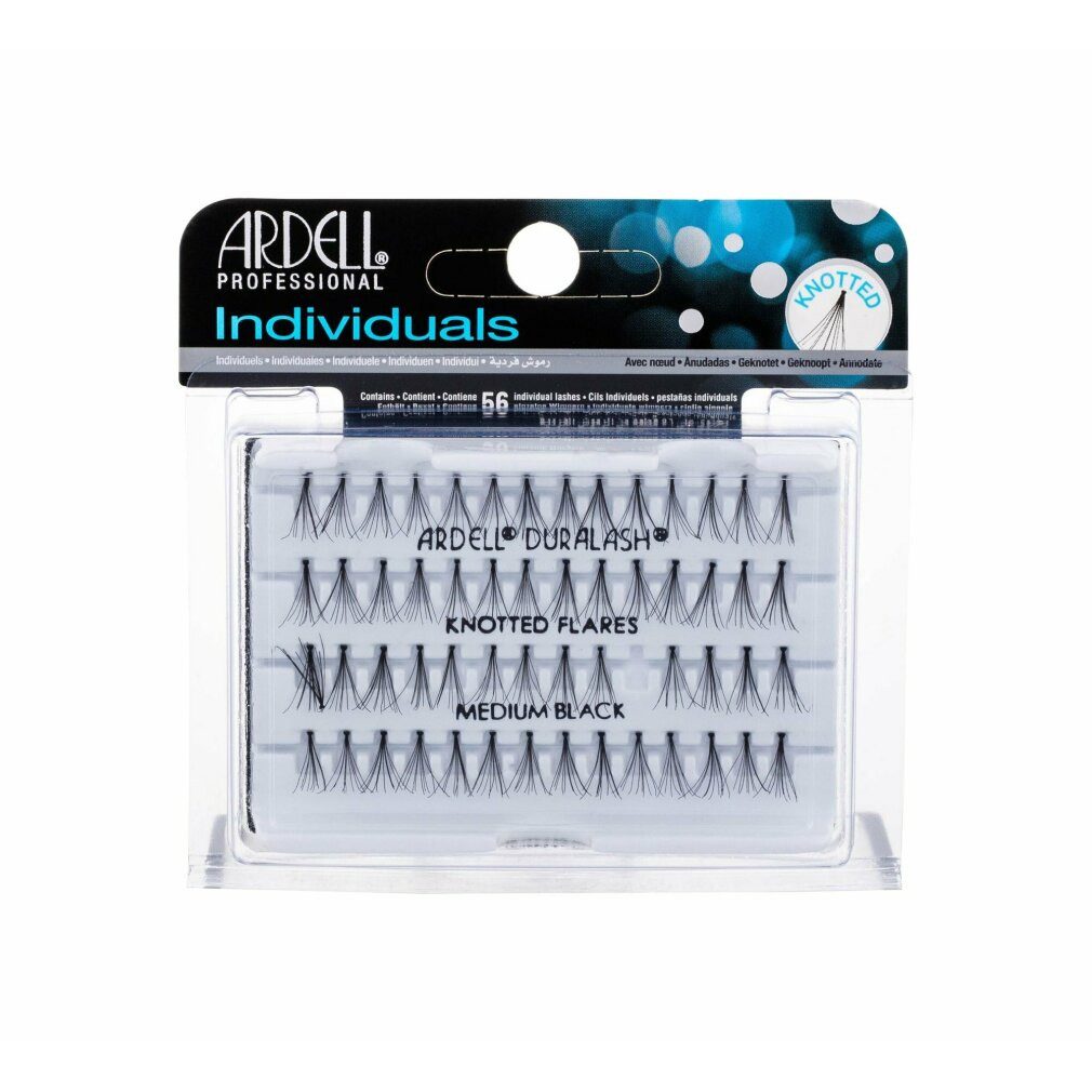 ARDELL Einzelwimpern Individuell geknotetes Set von 56 Wimpern Medium Schwarz