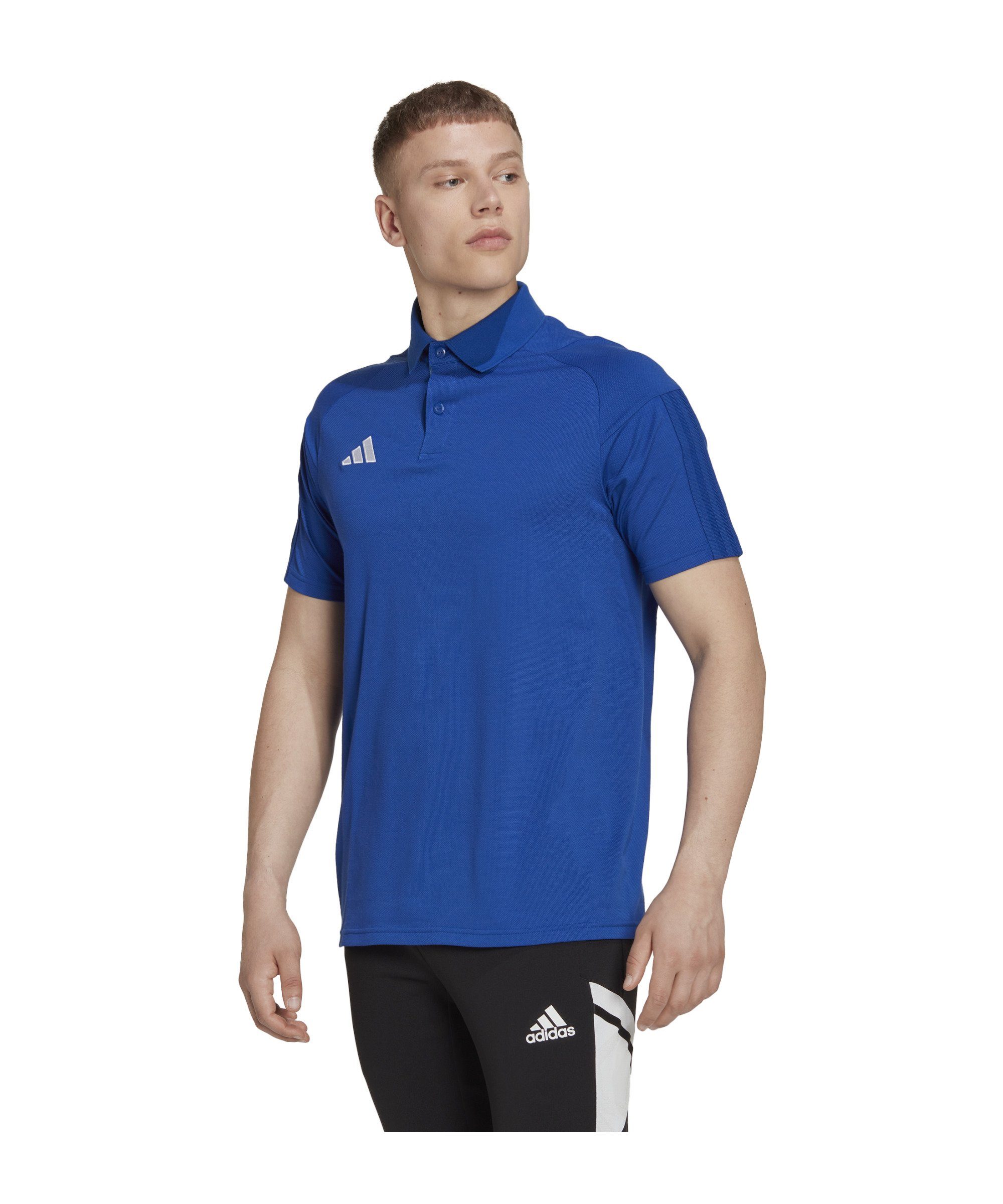 adidas T-Shirt 23 Performance Competition Tiro Poloshirt blau default