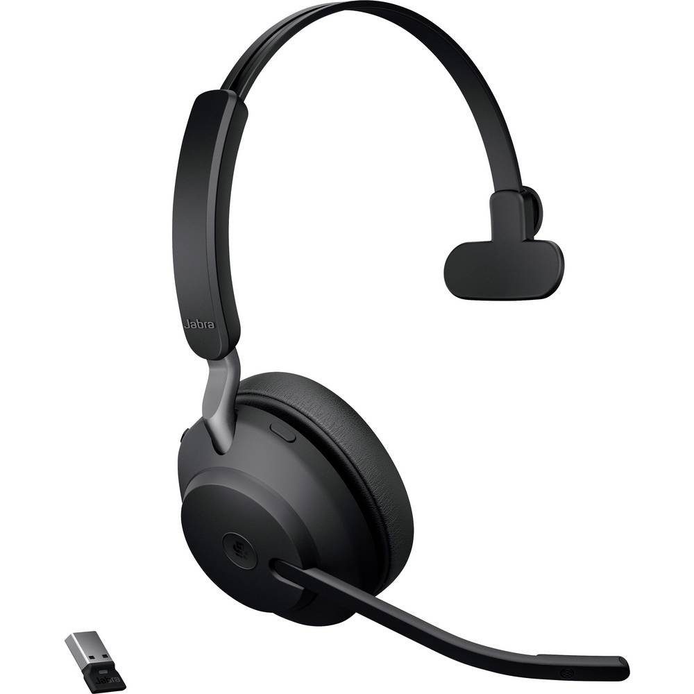 Jabra MS USB-A Bluetooth black Kopfhörer (Lautstärkeregelung, Batterieladeanzeige, Mikrofon-Stummschaltung)