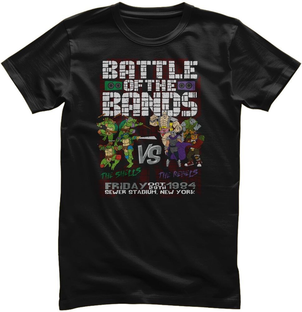 Teenage Mutant Ninja Turtles T-Shirt Teenage Mutant Ninja Turtles - Battle Of The Bands T-Shirt