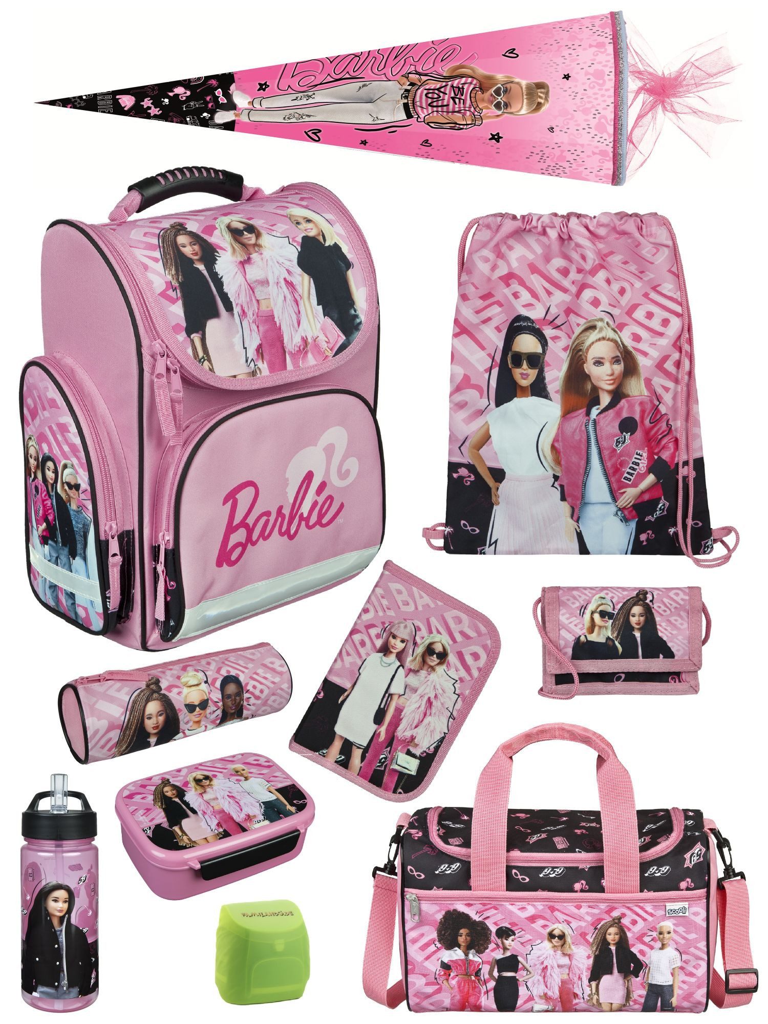 Schulranzen Clou Barbie Schultasche, rosa, ab 1. Klasse
