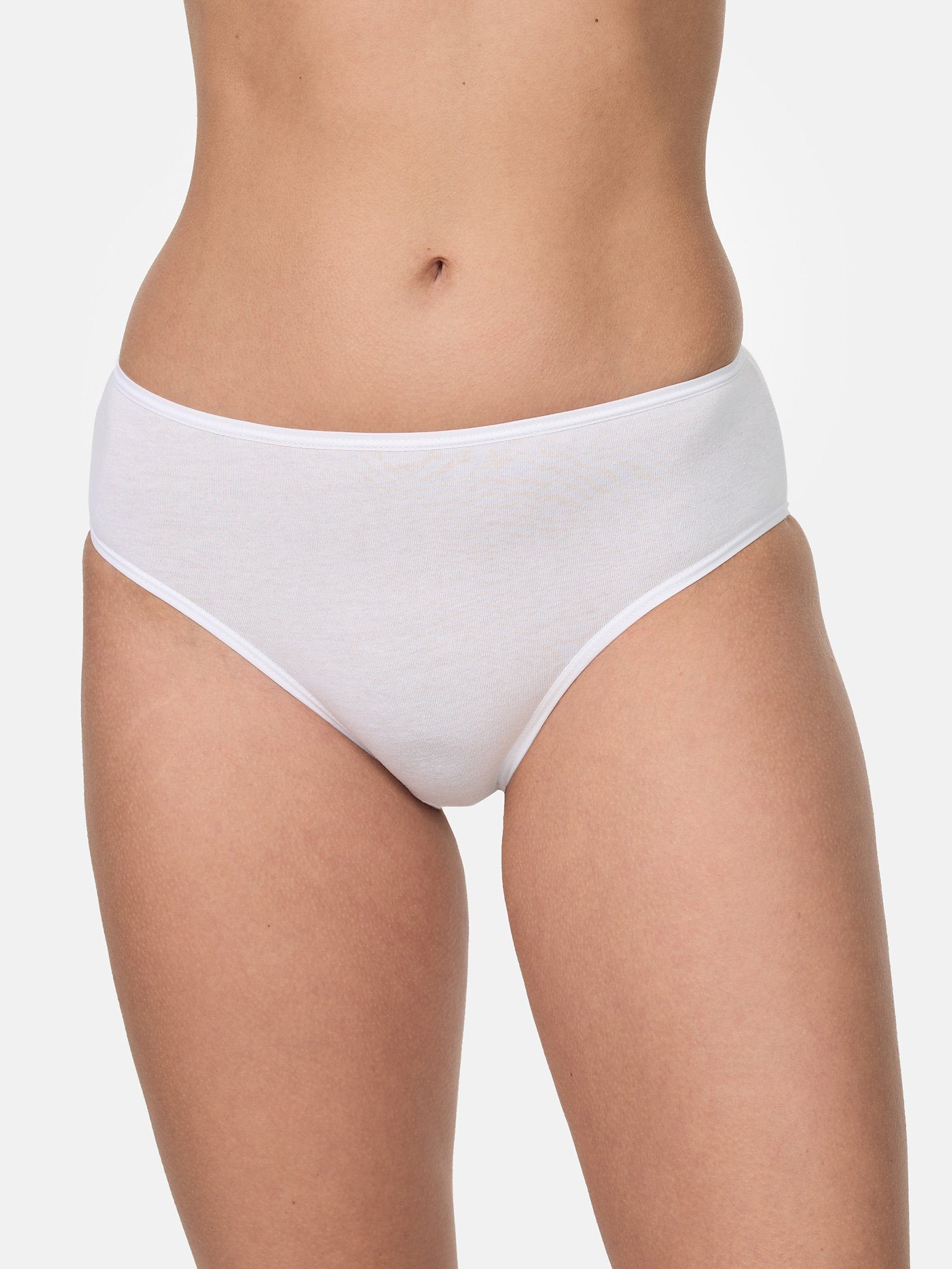 Midislip Nur Die shorts Basic Midi-slip weiß panty-s (10-St)