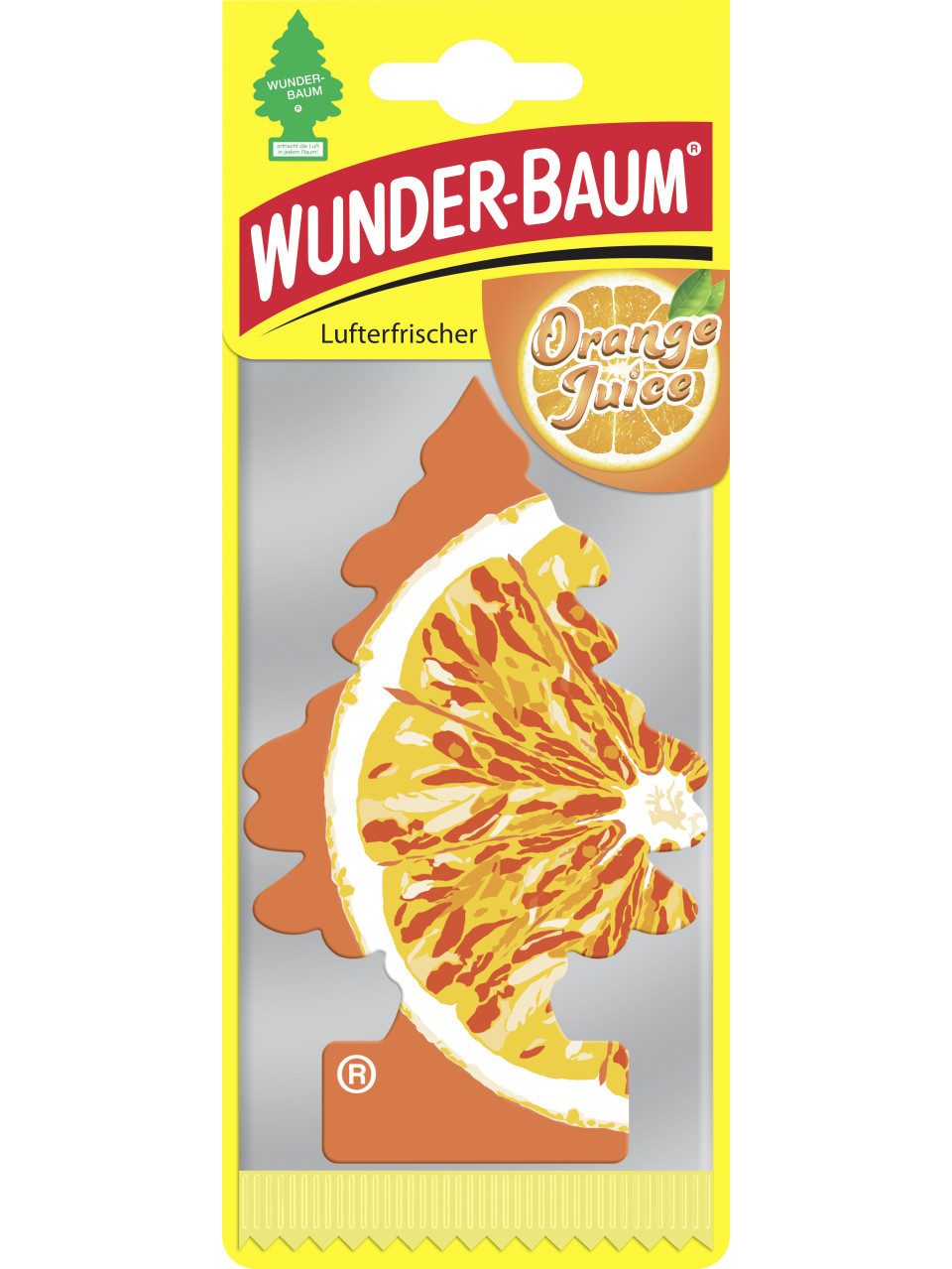 Wunder-Baum Raumduft Wunderbaum Papierlufterfrischer Orange Juice