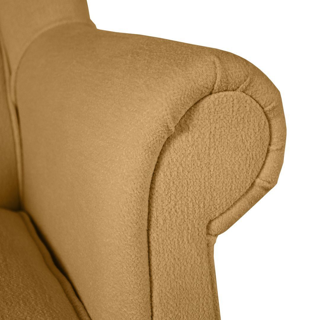 Beautysofa Ohrensessel LEONARDO Sessel Wohnzimmersessel, Fernsehsessel