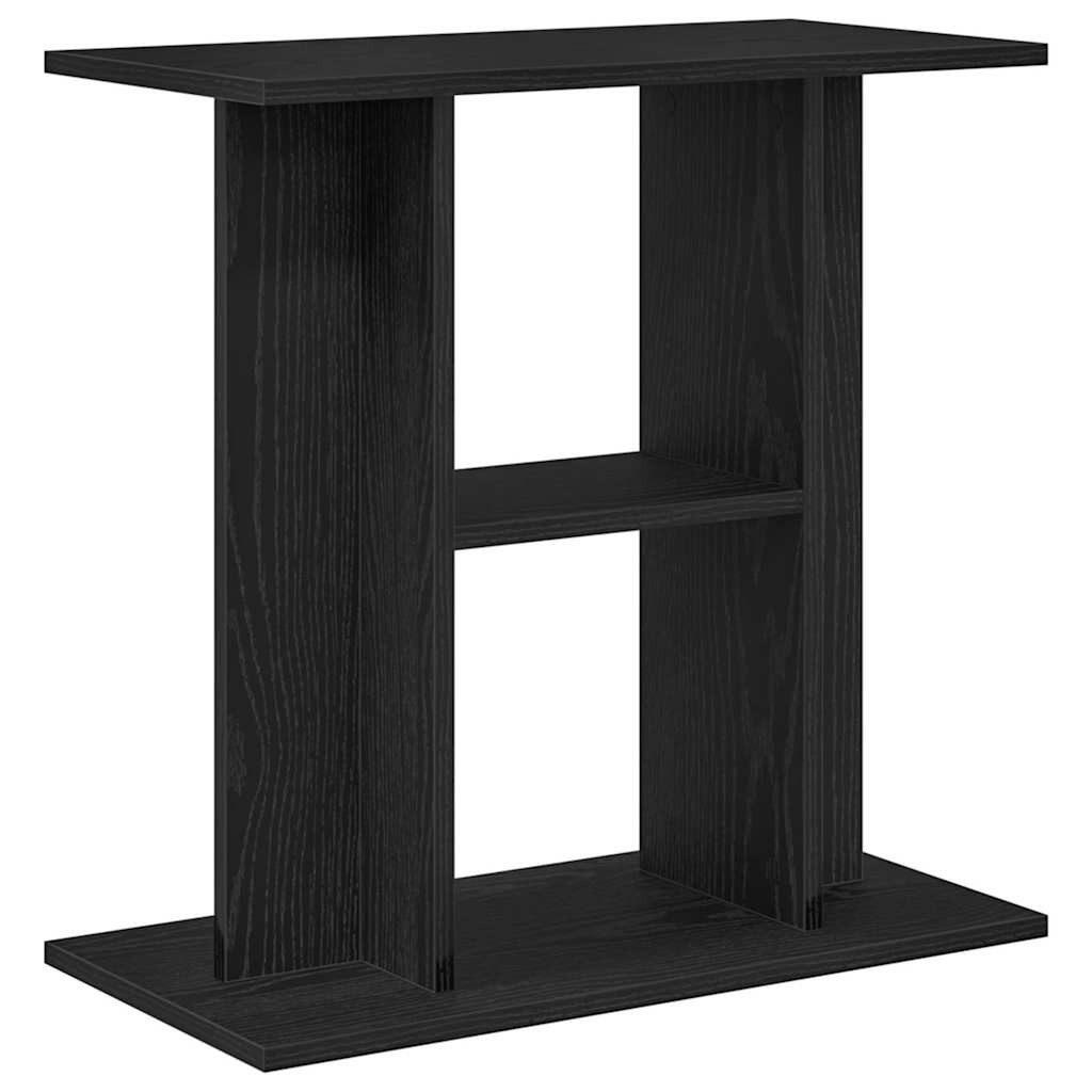 vidaXL Aquariumunterschrank Aquariumständer Schwarze Eiche 60 x 30 x 60 cm Holzwerkstoff