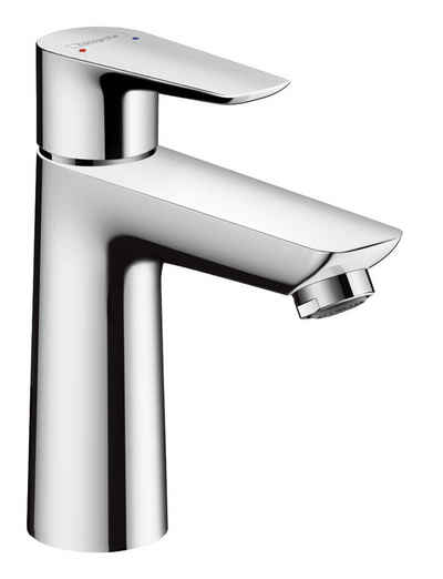 hansgrohe Waschtischarmatur Talis E 110 Einhebel-Waschtischmischer mit Zugstangen-Ablaufgarnitur - Chrom