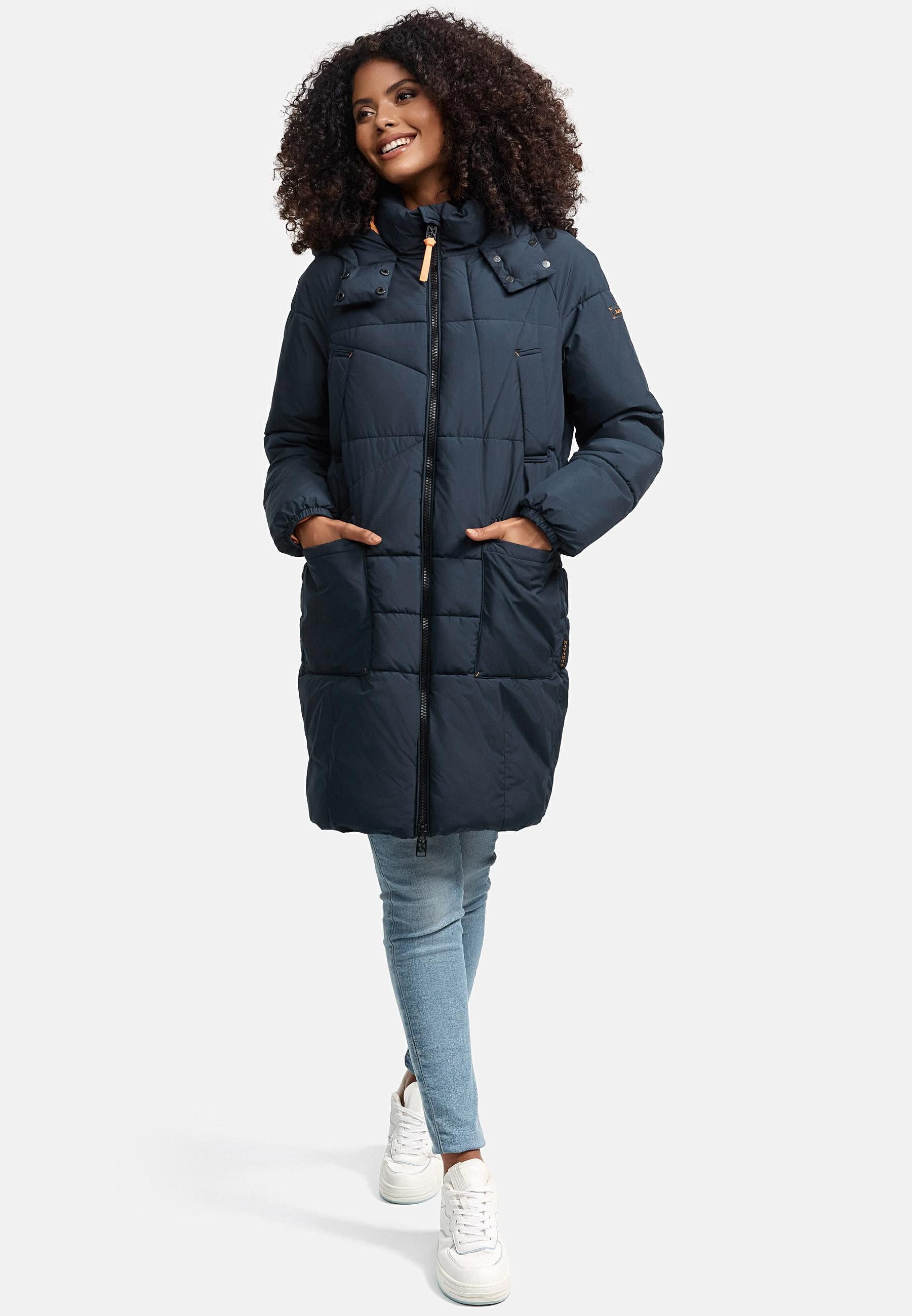 Navahoo Steppmantel Bliblablubb 14 Warmer gesteppter Damen Mantel