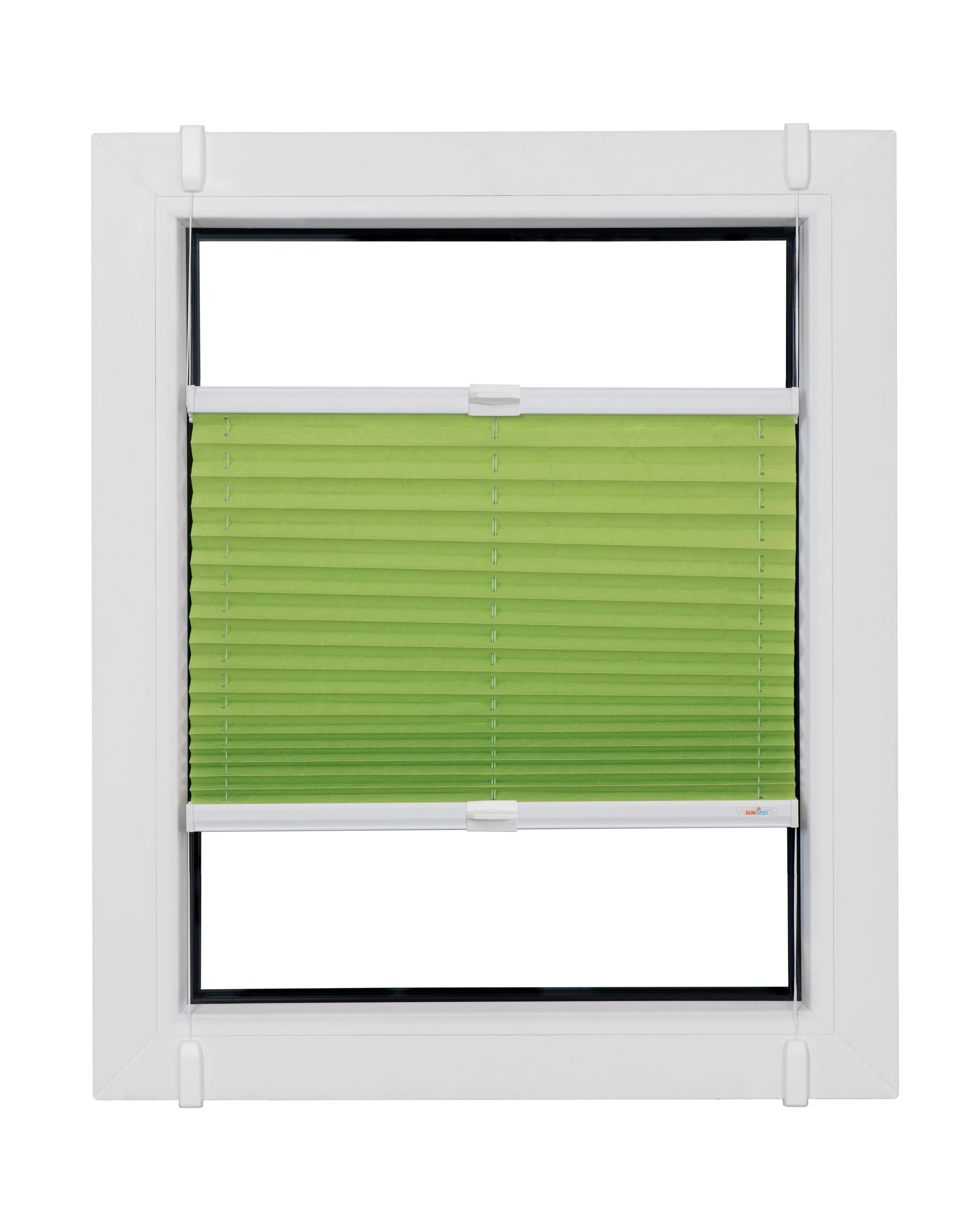 sunlines Plissee Start-up Style Crush, Lichtschutz, ohne Bohren, verspannt, Klemmfix, nach Maß
