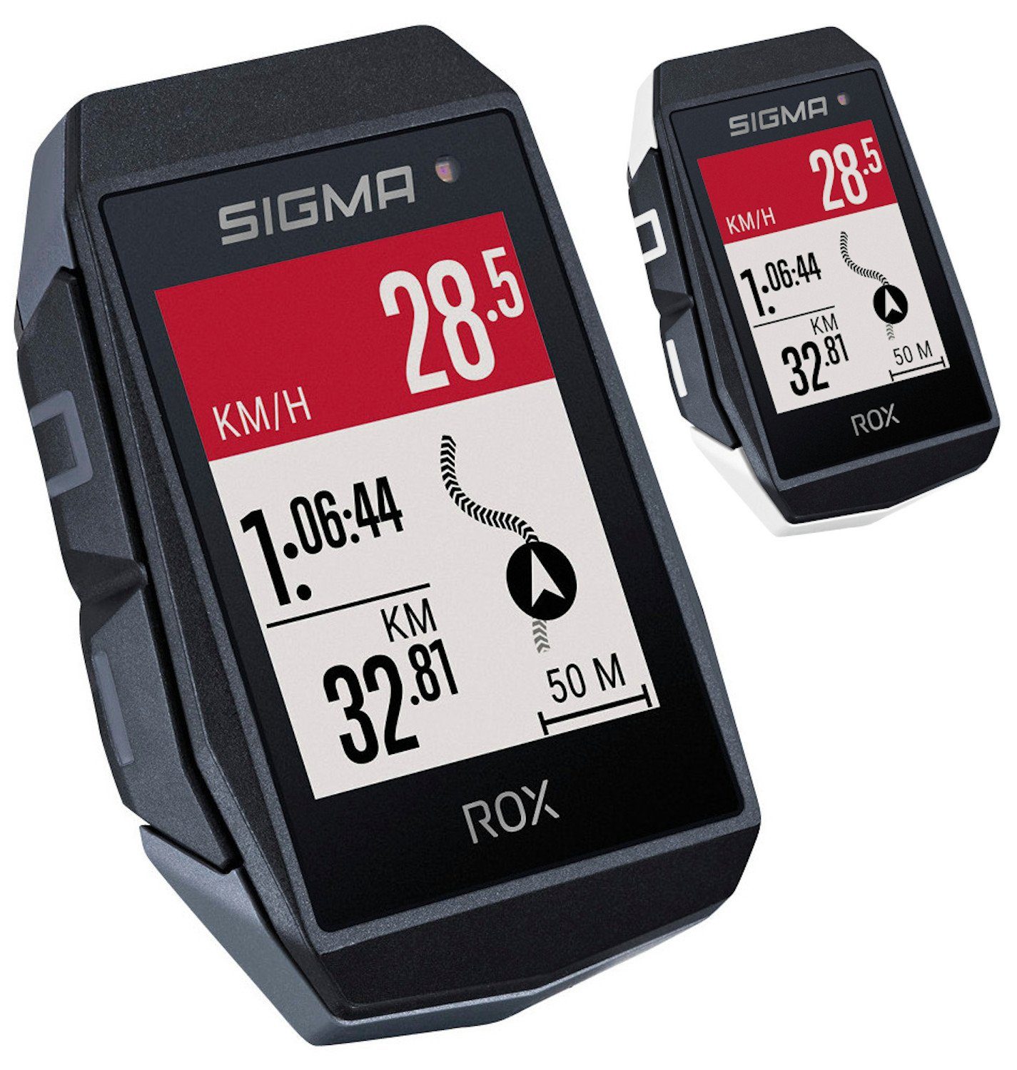 SIGMA SPORT Fahrradcomputer Rox 11.1 Evo GPS Bike Computer Navi Fahrradtacho Komoot