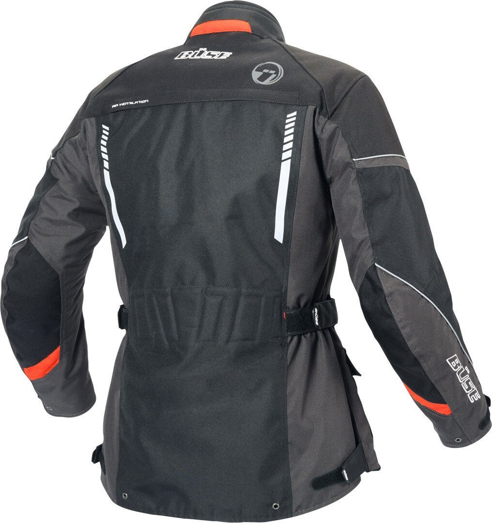 Motorradjacke II Black/Red Büse Textiljacke Torino Motorrad Damen