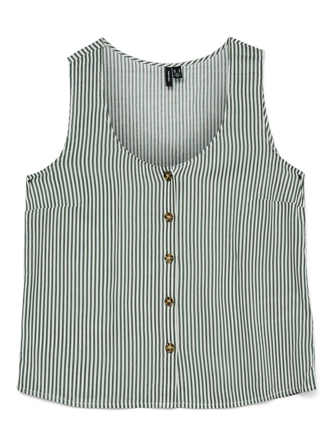 Vero Moda Blusenshirt Gestreiftes ärmelloses Hemd günstig online kaufen
