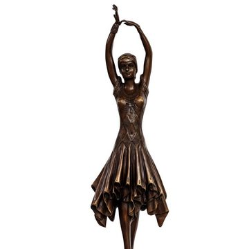 Aubaho Skulptur Bronzeskulptur Tänzerin Frau Antik-Stil Bronze Figur Statue nach Chipa
