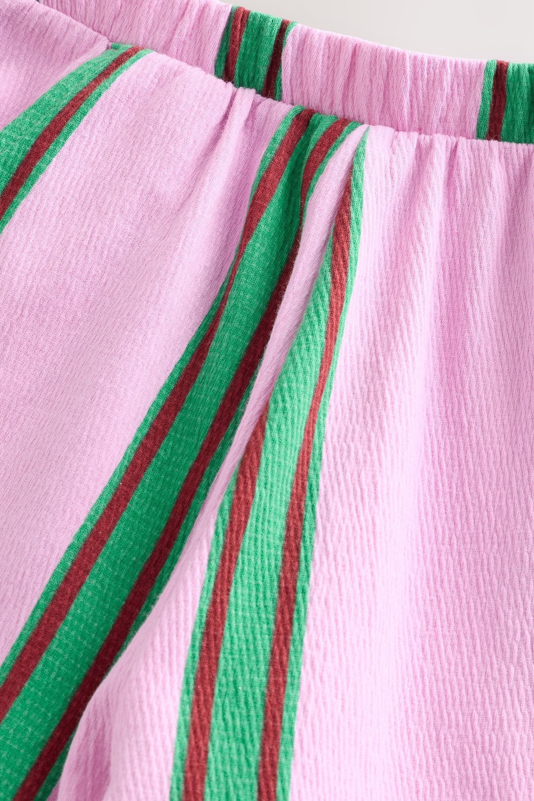 Next Schlupfhose Strukturierte Hose mit weitem Bein (1-tlg)