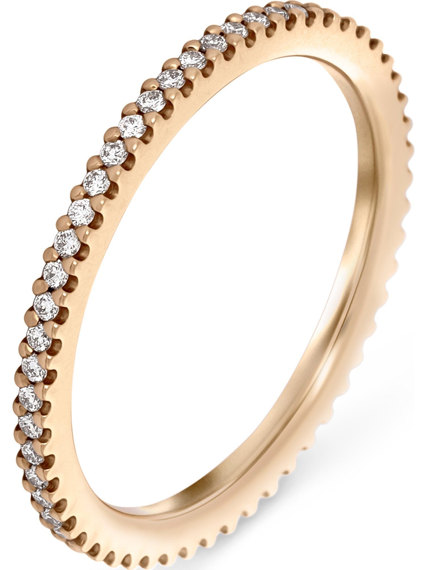 Diamantring CHRIST Damen-Damenring Diamant