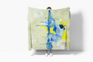 Sinus Art Handtücher SplashArt Sport Handtuch Strandhandtuch Saunatuch Kuscheldecke Kunstvoll Judo Sporthandtu, Baumwolle-Polyester-Mix (1-St), Handtuch