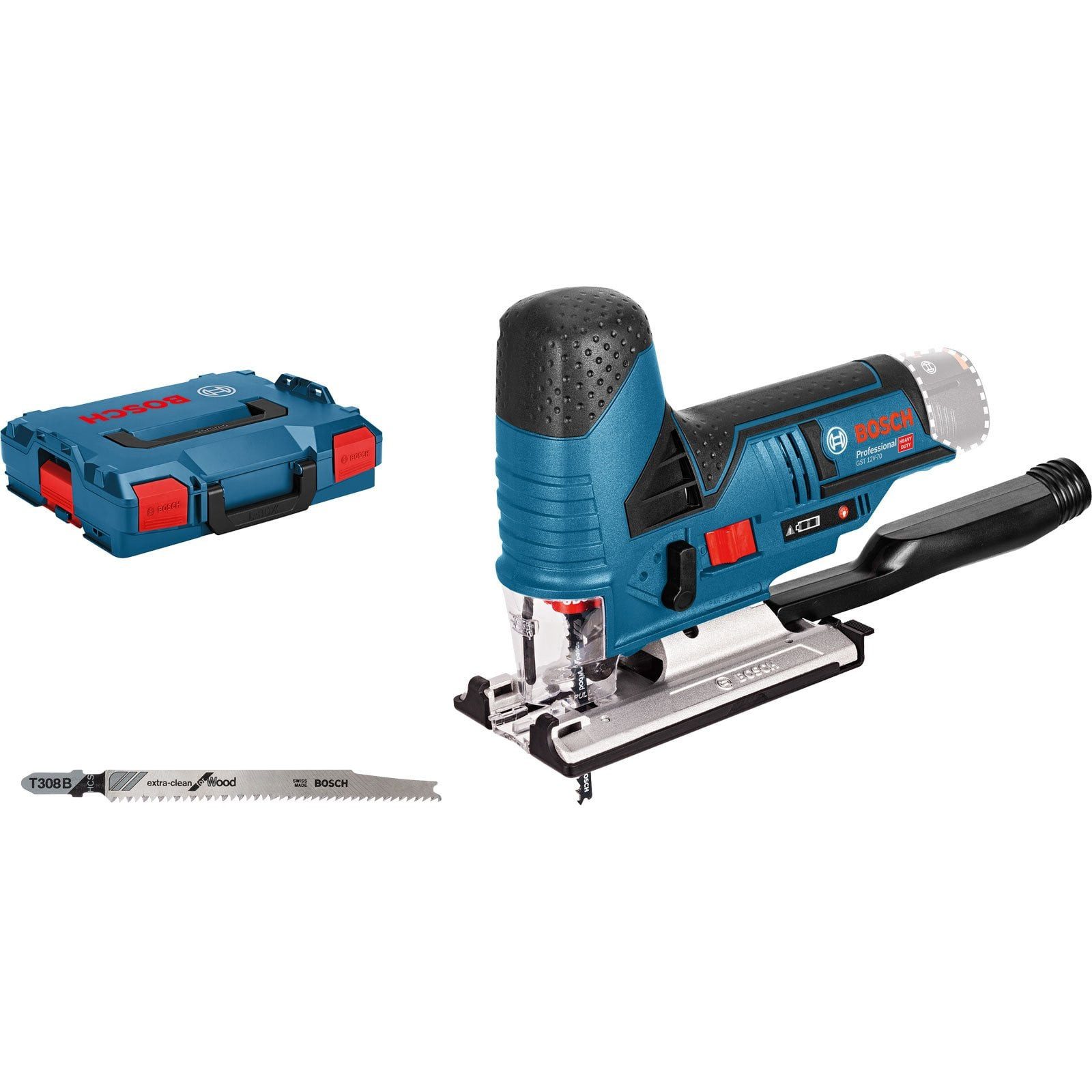 BOSCH Akku-Stichsäge Bosch Akku-Stichsäge GST 12V-70 Solo in L-Boxx - 06015A1002