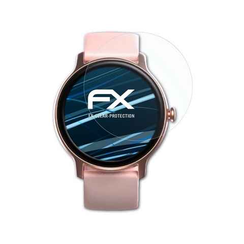 atFoliX Schutzfolie Displayschutz für Hama Fit Watch 4910, (3 Folien), Ultraklar und hartbeschichtet