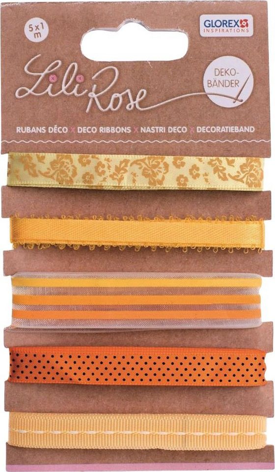 Thumbnail - Glorex Dekoband Glorex Deko Bänder orange/gelb