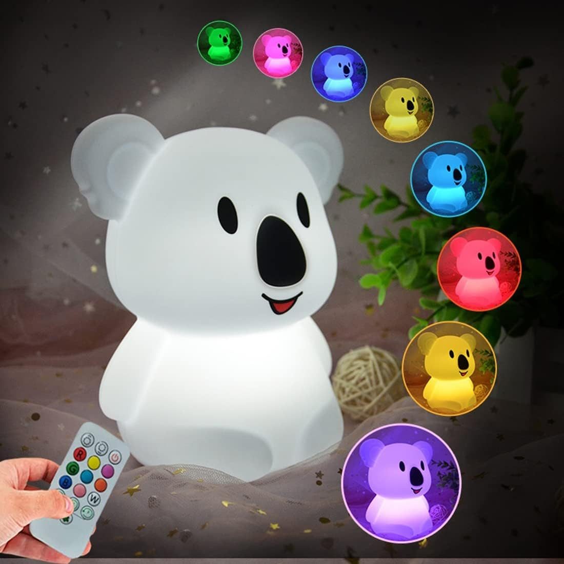 RWEUOQ LED Nachttischlampe Nachtlicht Kinder Koala günstig online kaufen