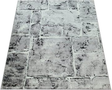 Teppich Sinai 050, Paco Home, rechteckig, Höhe: 13 mm, Kurzflor, Stein Muster, ideal im Wohnzimmer & Schlafzimmer
