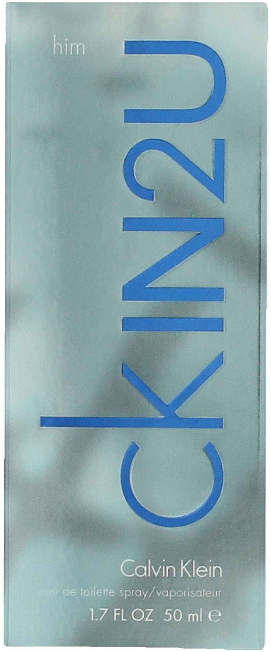 Calvin Klein Eau de Toilette CK IN2U, Orientalisch-holziger Herrenduft mit Zitrone, Kakao, Pfeffer, Vetiver.