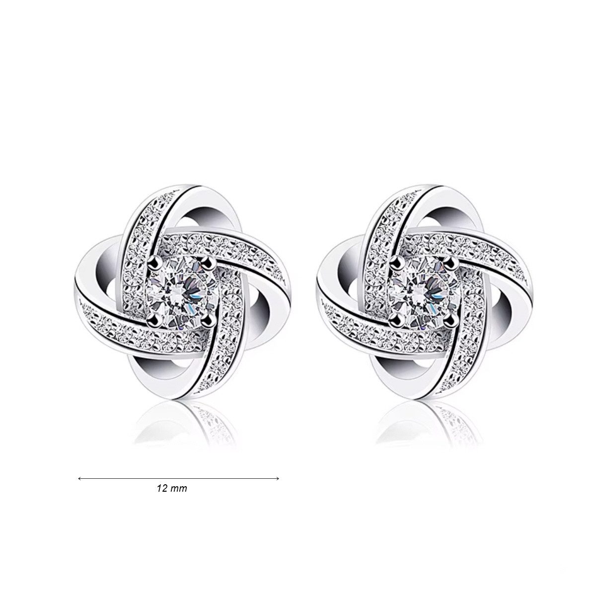 ELLAWIL Paar Ohrstecker Ohrringe Ohrschmuck Zirkonia günstig online kaufen
