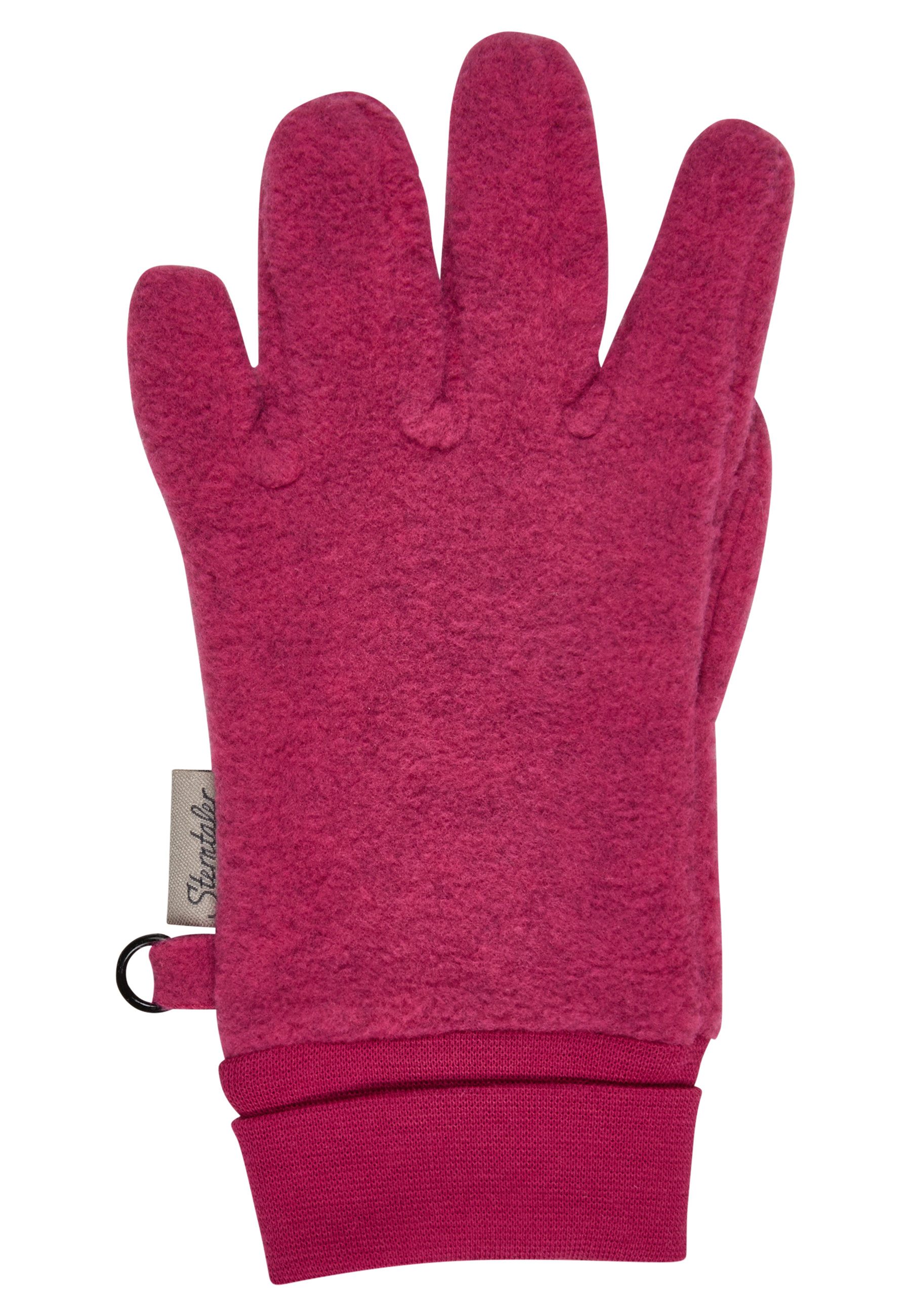 Sterntaler® Fäustlinge Fingerhandschuh (1-St) Fingerhandschuh aus Microfleece und Bio-Elastikware – Bild 4 von 5