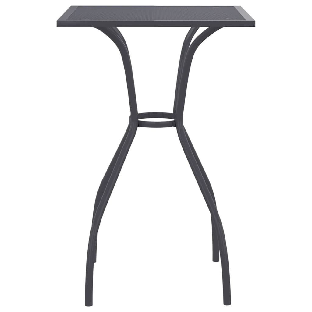 vidaXL Gartentisch Gartentisch Anthrazit 50x50x72 cm günstig online kaufen