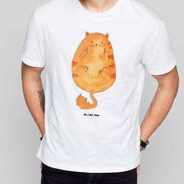 Mr. & Mrs. Panda T-Shirt Katze Mittelfinger - Weiß - Geschenk, Katzensouvenirs, Katzenaccessoi (1-tlg)