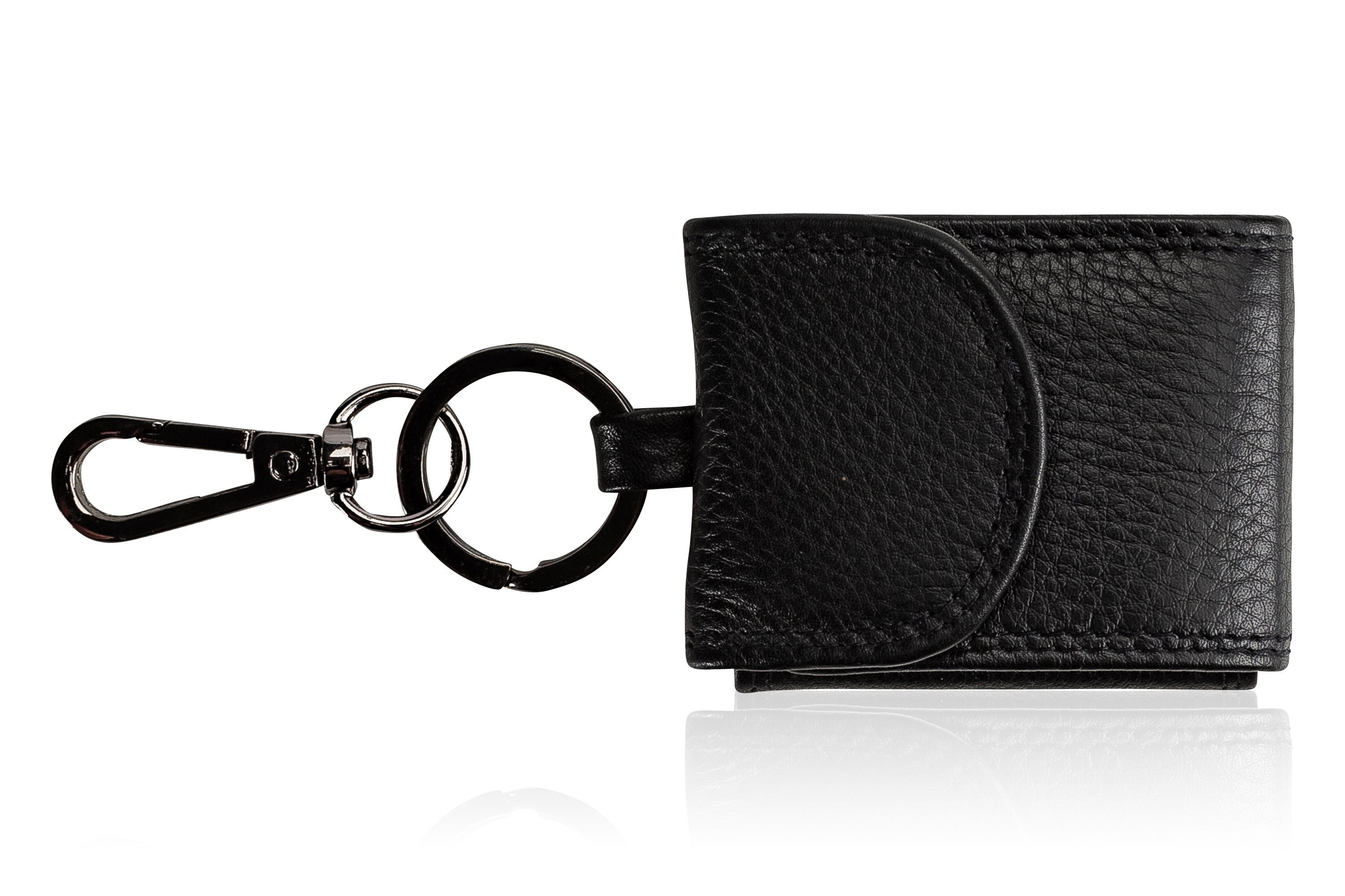 Geldbörse Mini Jeansbörse schwarz