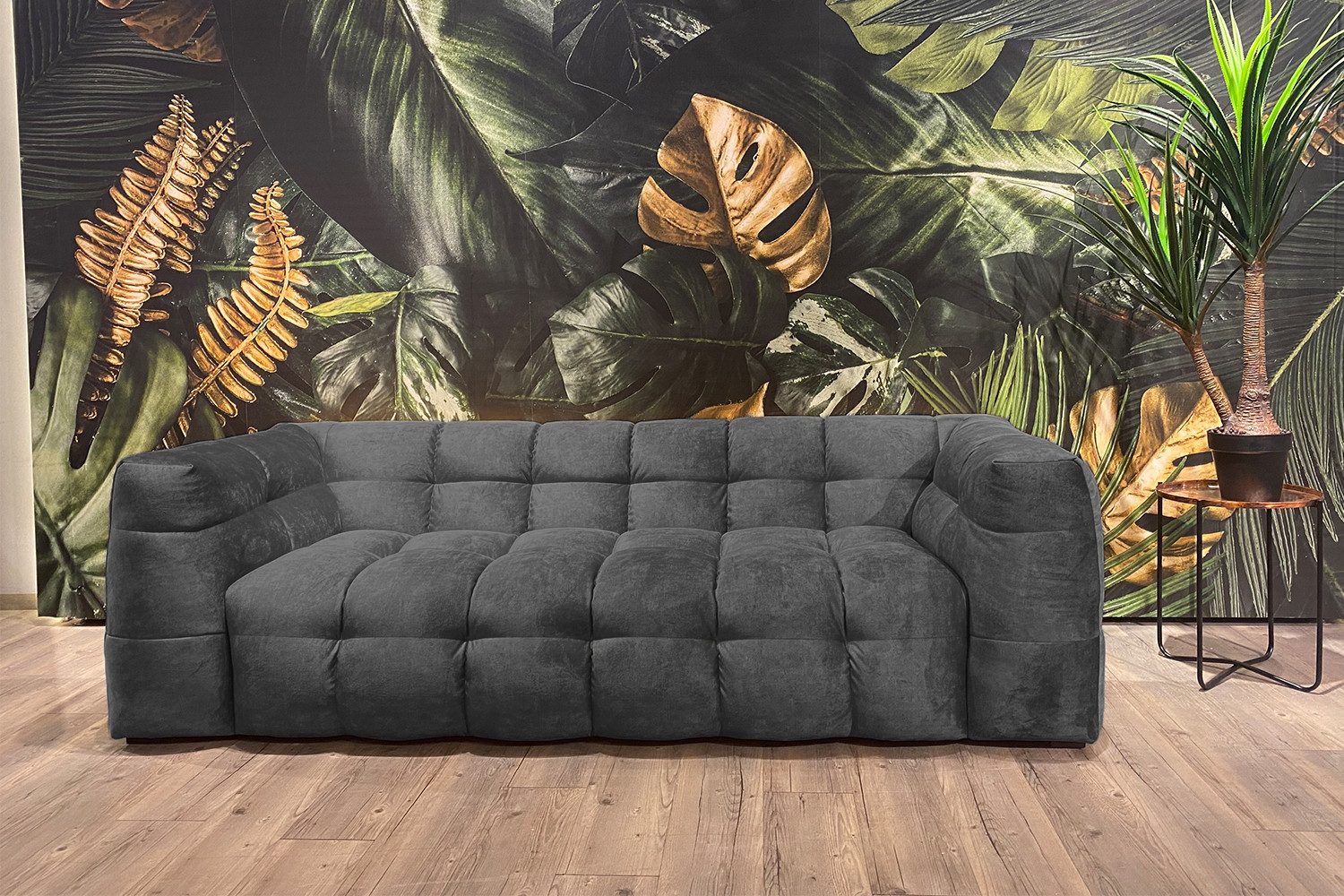 KAWOLA Sofa ROSARIO, Couch Velvet verschiedene Größen und verschiedene Цвета(ов)