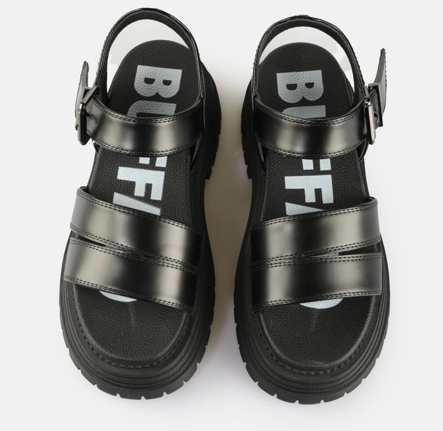 Buffalo Buffalo Lennox TS Sandale Schwarz Plateausandale günstig online kaufen