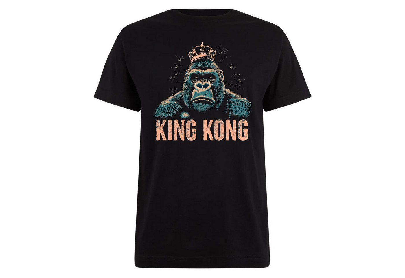 Banco T-Shirt Herren 100% Baumwolle Gorilla Streetwear Unifarbe hochwertigen Druck Größen S - 5XL
