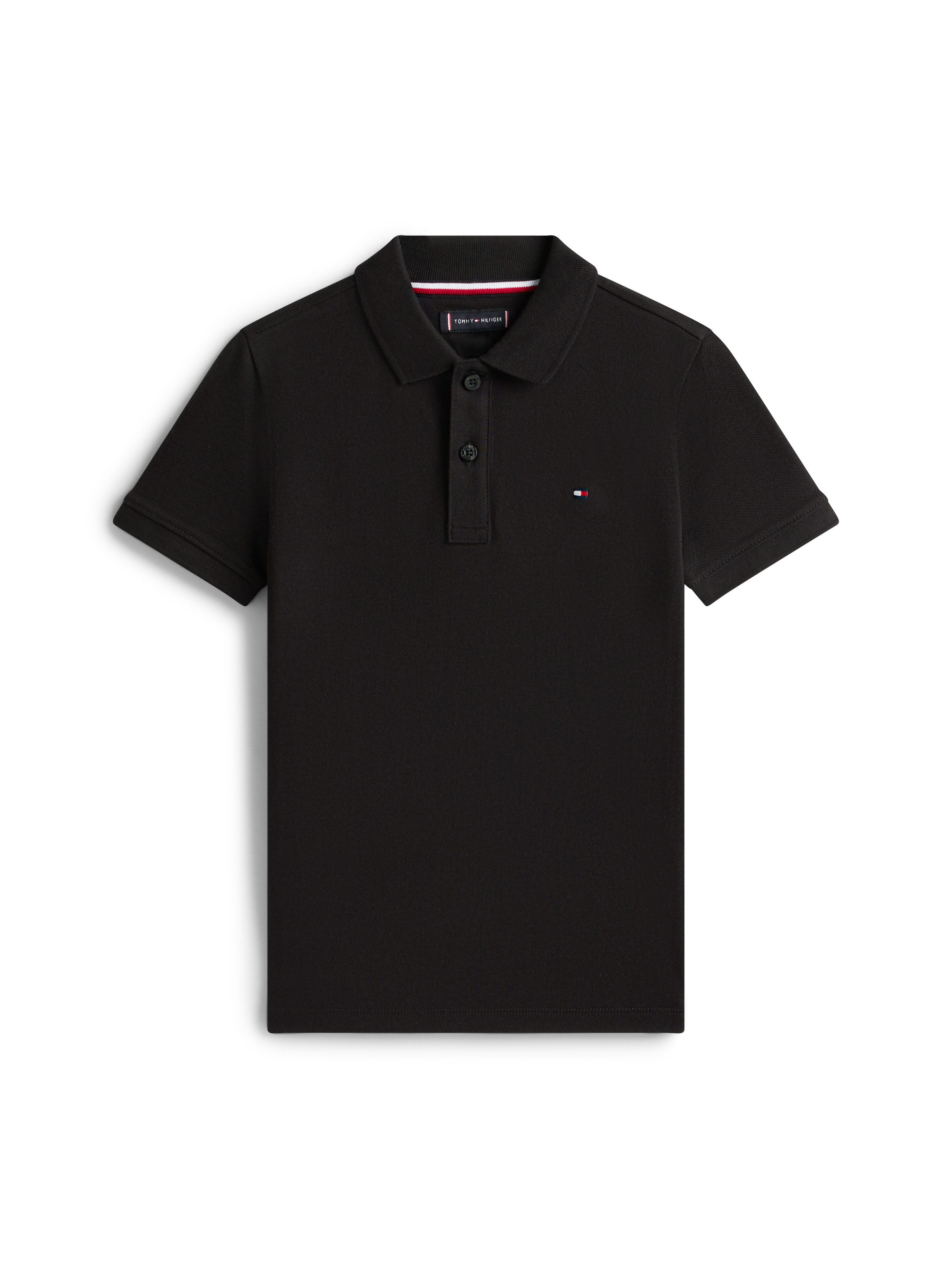 Tommy Hilfiger Poloshirt FLAG POLO SS mit Logostickerei