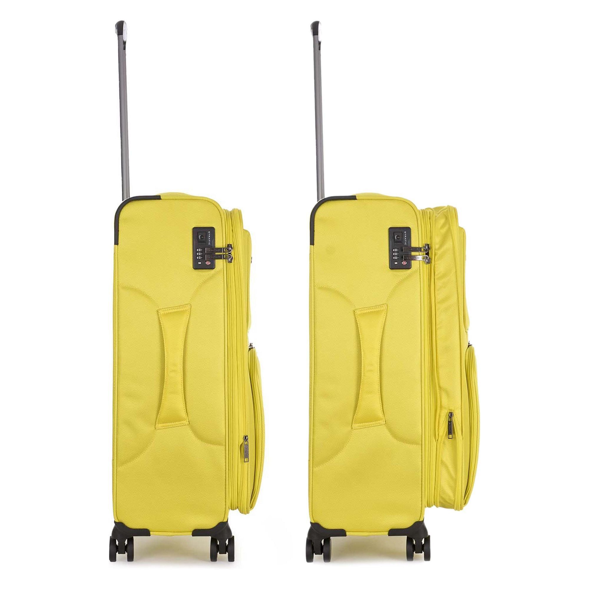 Stratic Weichgepäck-Trolley Bendigo Light Style, 4 Rollen, Polyester