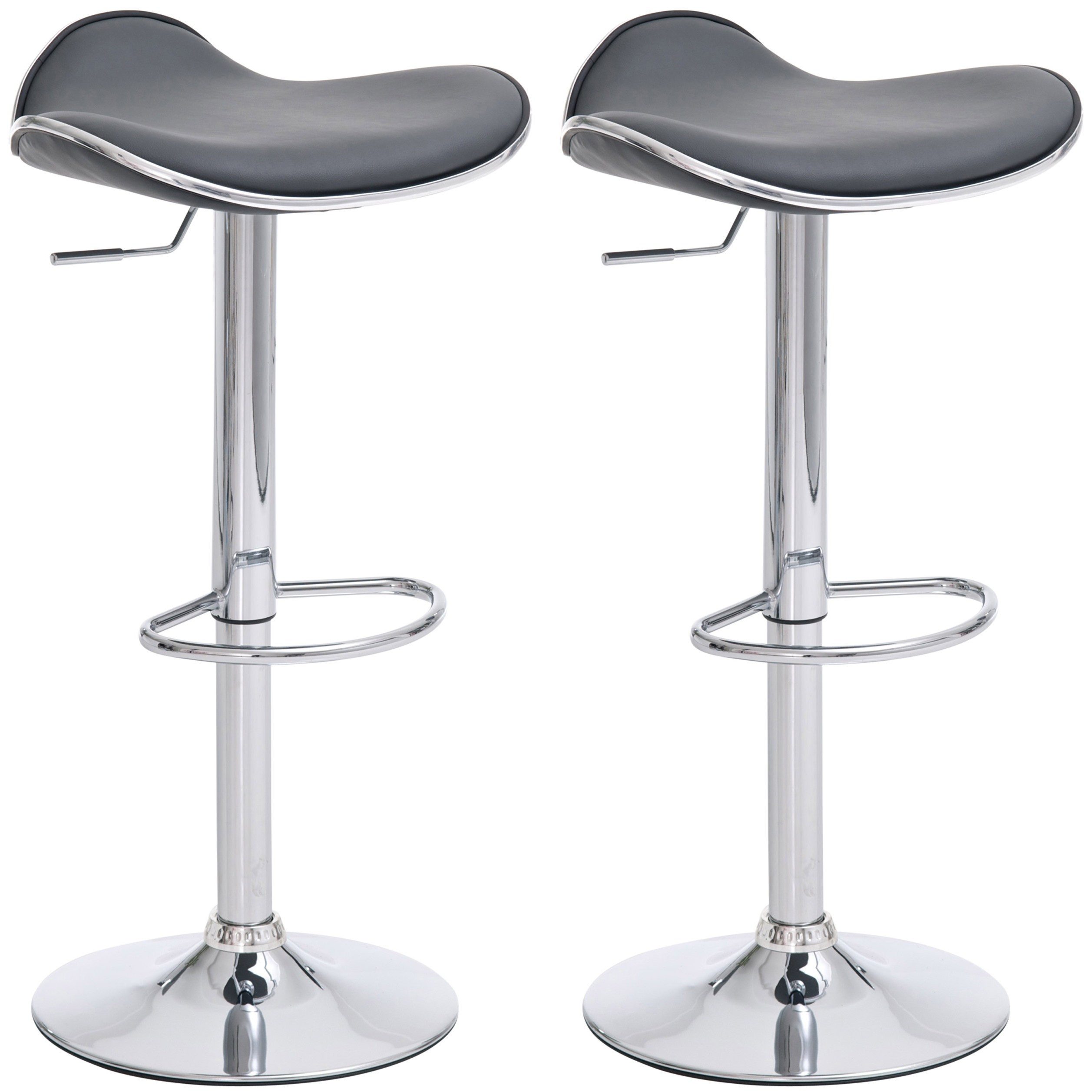 CLP Barhocker Tresenhocker Küchenhocker Drehhocker (Spar-Set, 2 St), höhenverstellbar, 360° drehbar, Kunstleder
