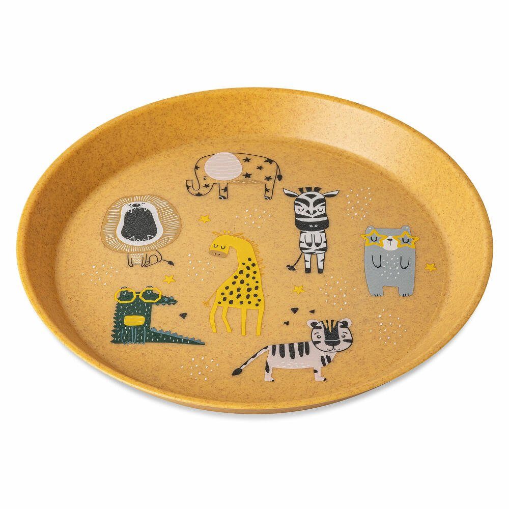 KOZIOL Teller Connect Plate Zoo 20.5 cm, stapelbar