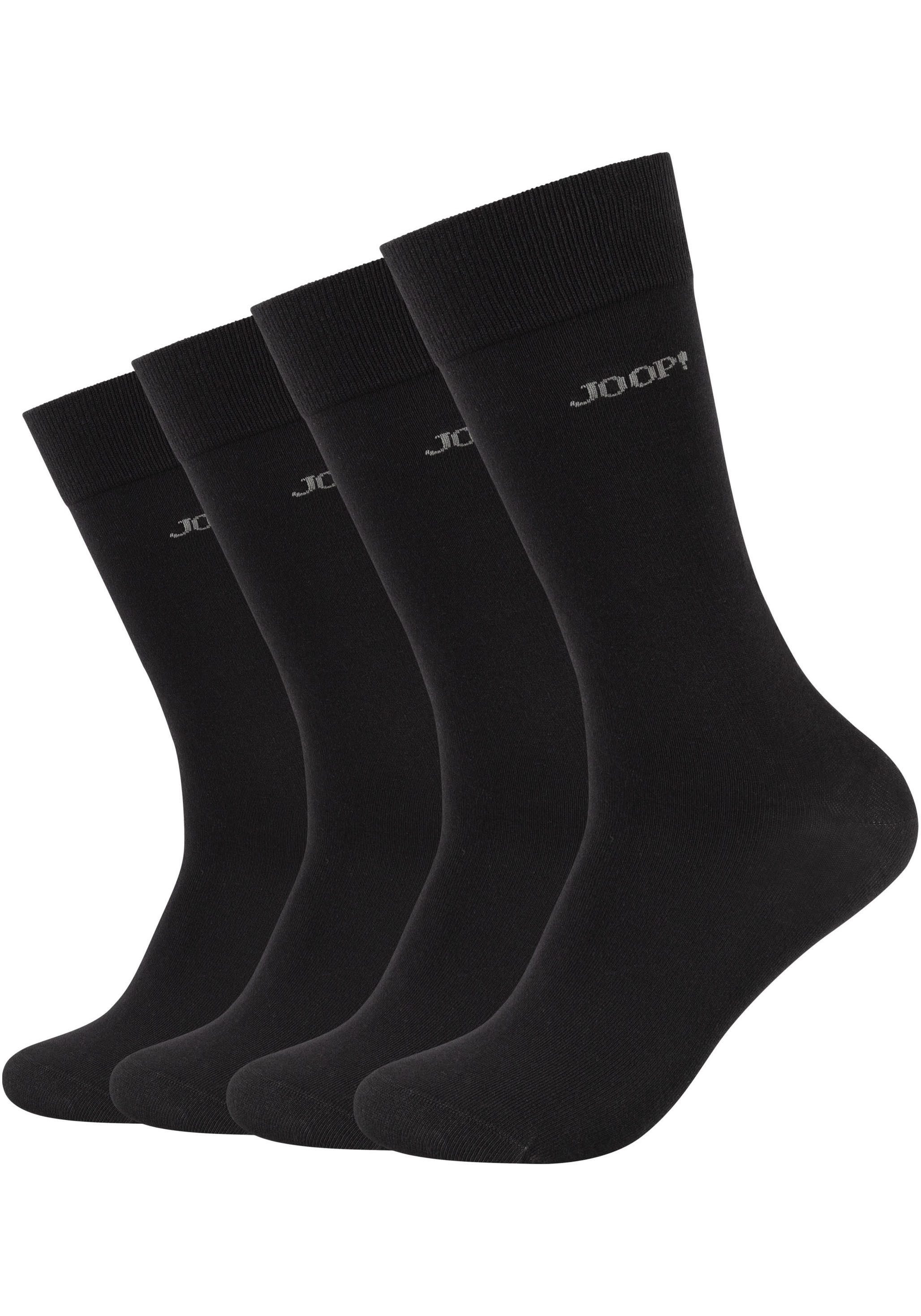 JOOP! Socken premium essentials (4 Paar) Premium Essentials, verstärkte Ferse, haltbare Spitze