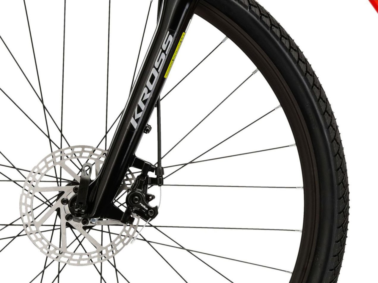 Kross Cross Bike Men's 28" Evado 3.0 Orange 16 Gears, 16-Speed ​​Shimano ACERA M3020 Derailleur, Derailleur Gears