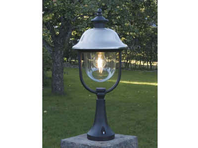 KONSTSMIDE LED Sockelleuchte, LED wechselbar, Warmweiß, Garten-laterne Landhausstil, Garten-wegbeleuchtung beleuchten, H: 54cm