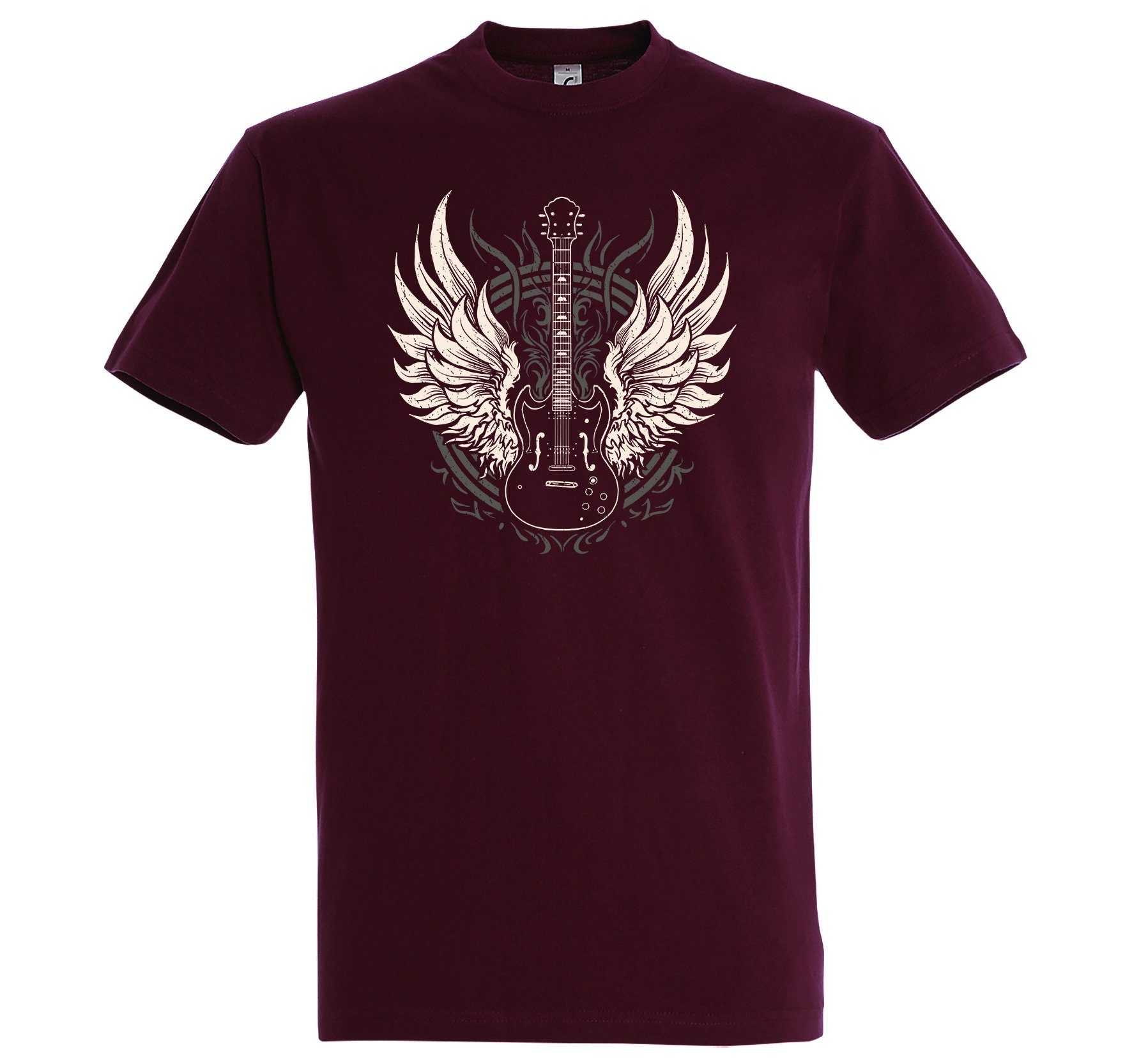 T-Shirt GitarreFlügel Herren T-Shirt