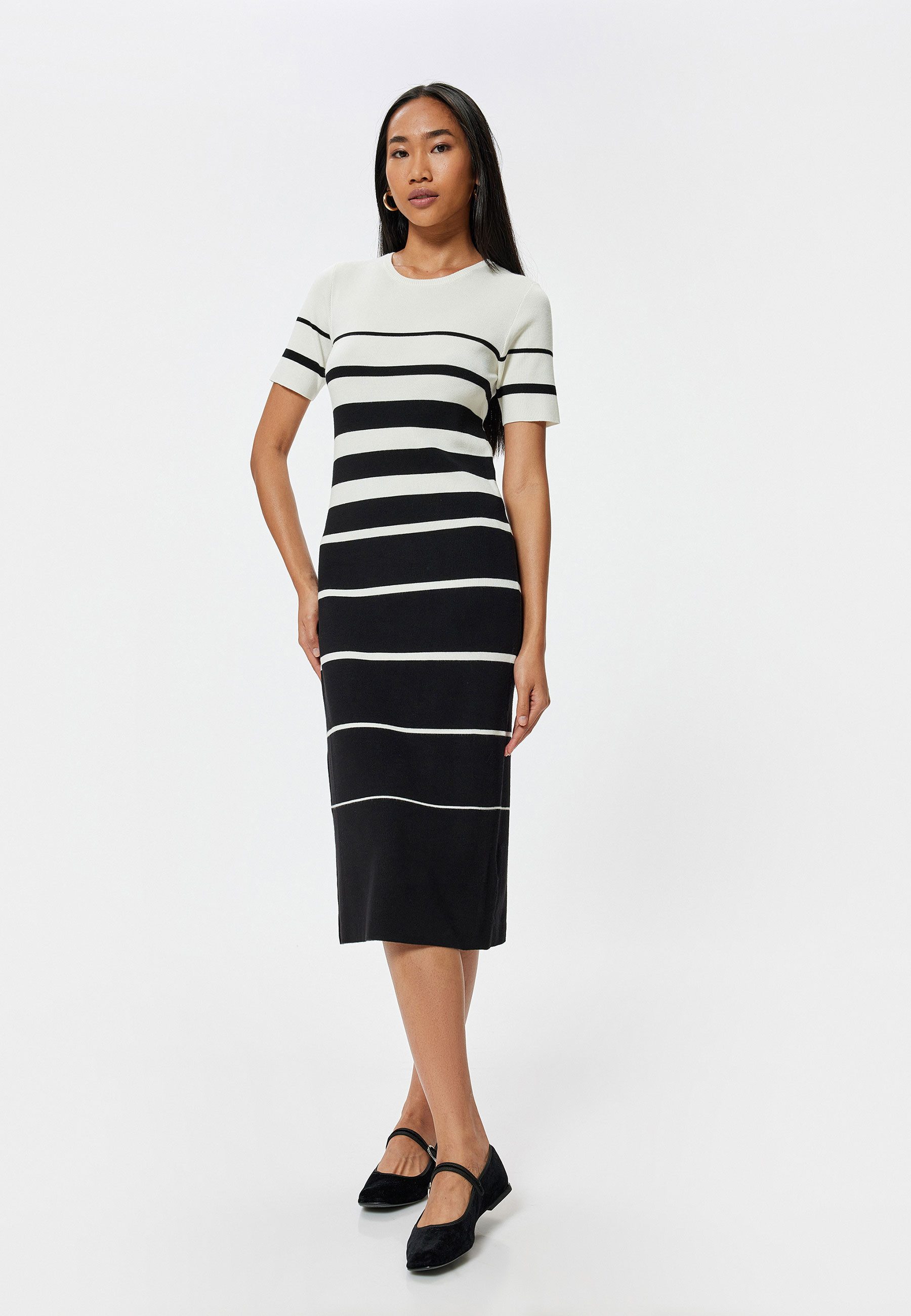 Midikleid Midi Länge Bodycon Kleid