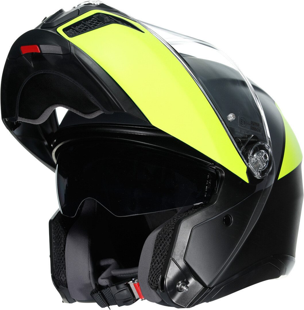 AGV Motorradhelm Tourmodular Balance Klapphelm, vorbereitet für Kommunikationssystem,integriertes Sonnenvisier