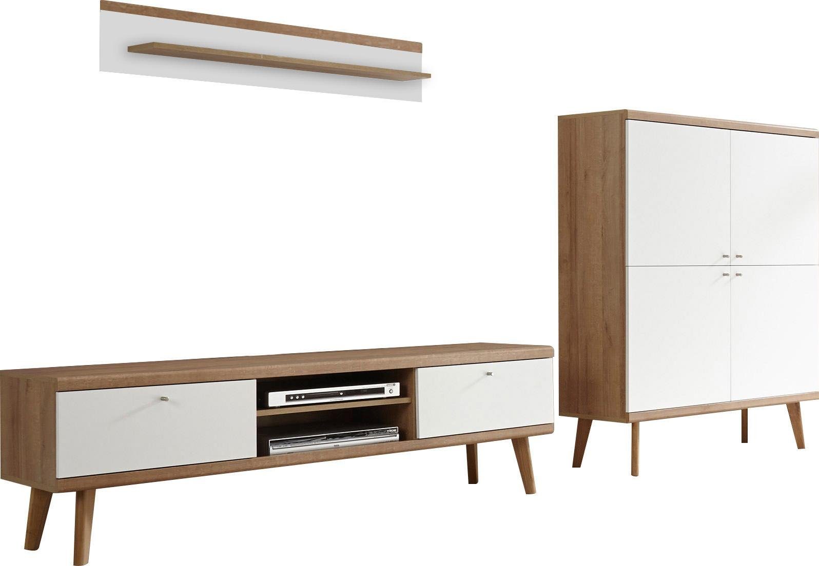 Home affaire Wohnwand Merle, (Set, 3-St)