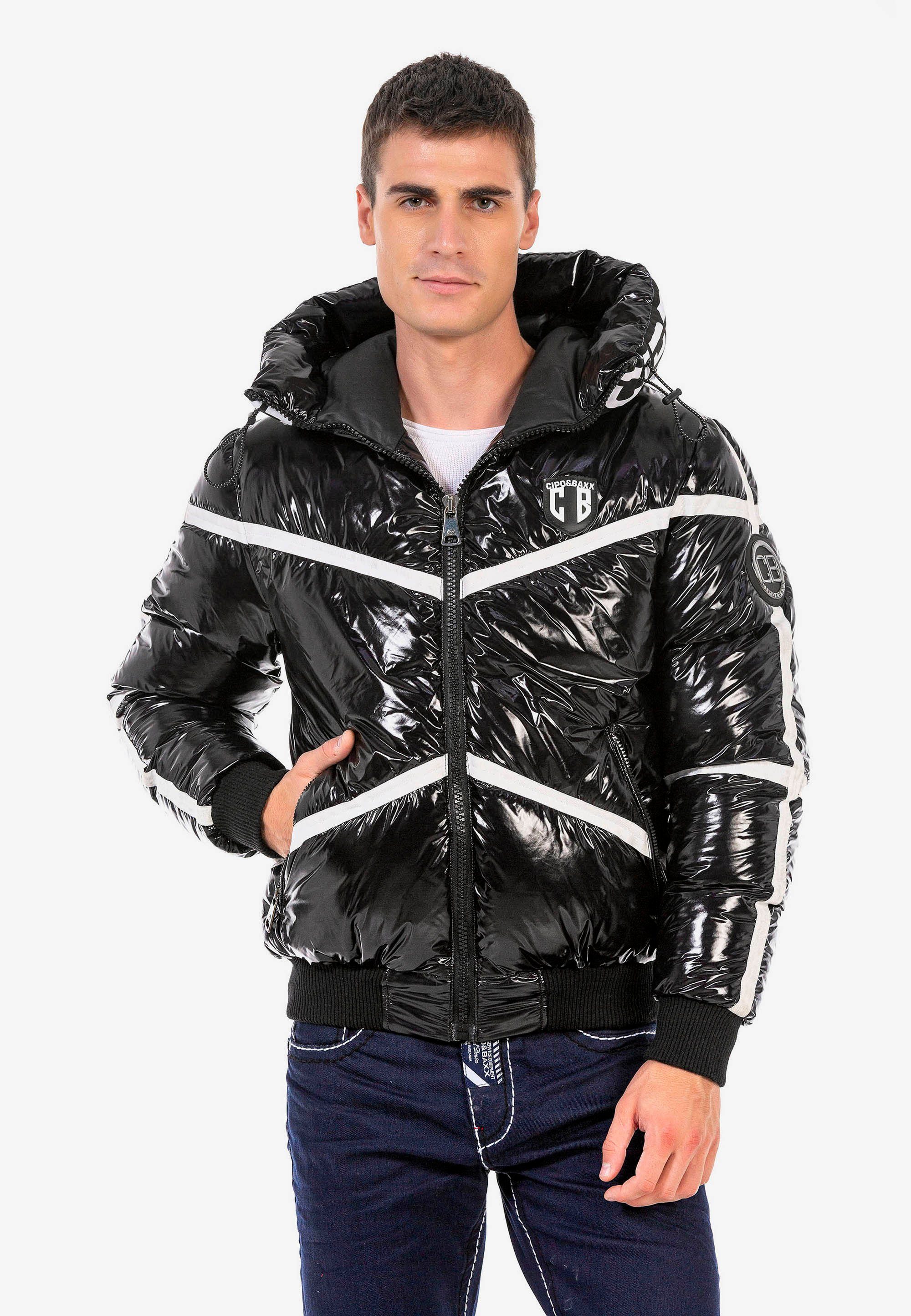 & Cipo toller Steppjacke in Baxx Glanz-Optik